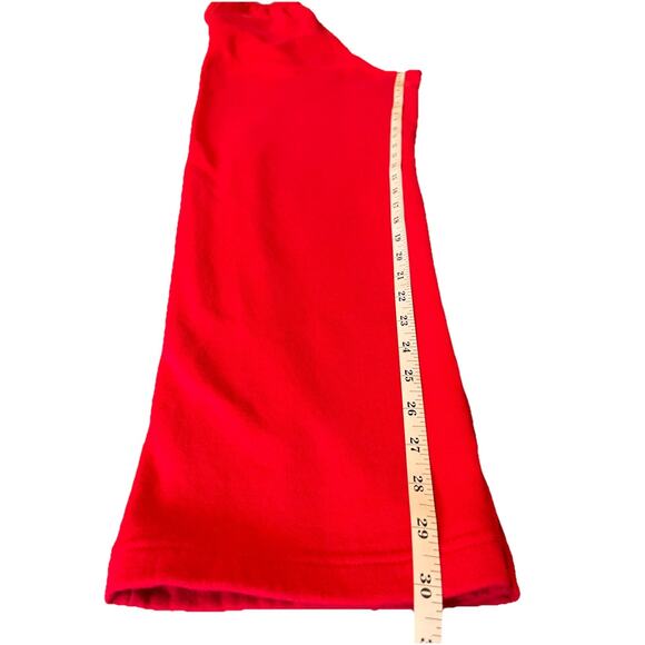 Red Uniform Sweatpants Size Small Fleece Lifeguard Hospitality Use Preowned - Picture 6 of 8